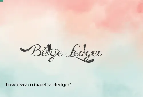Bettye Ledger