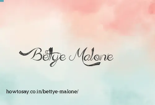 Bettye Malone