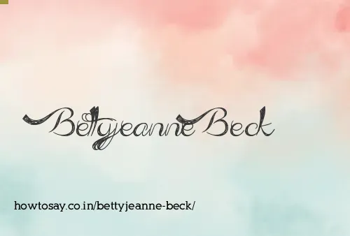Bettyjeanne Beck