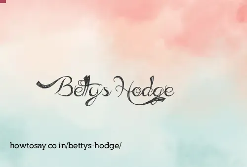 Bettys Hodge