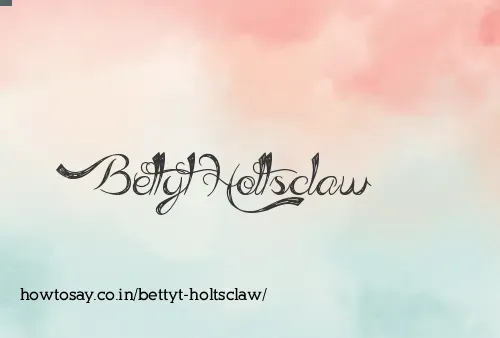 Bettyt Holtsclaw