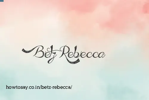 Betz Rebecca