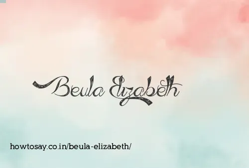 Beula Elizabeth