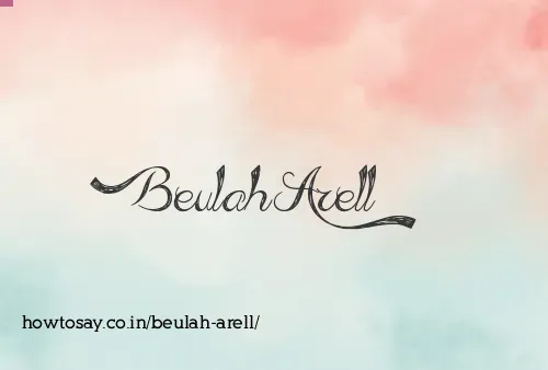 Beulah Arell