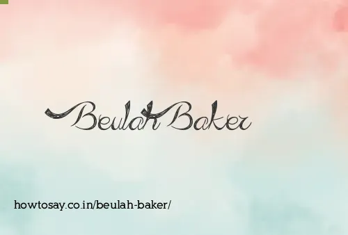 Beulah Baker