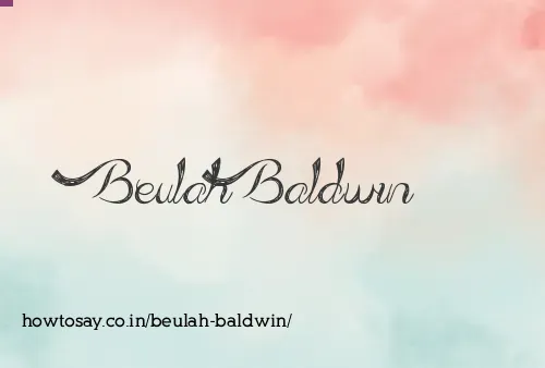 Beulah Baldwin