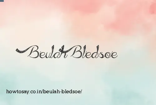 Beulah Bledsoe