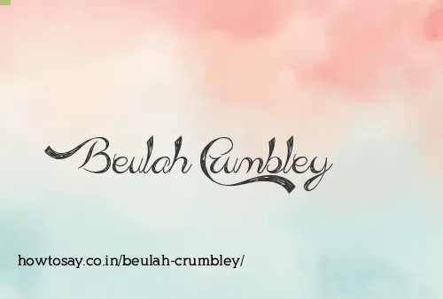 Beulah Crumbley