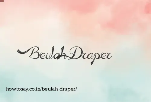 Beulah Draper
