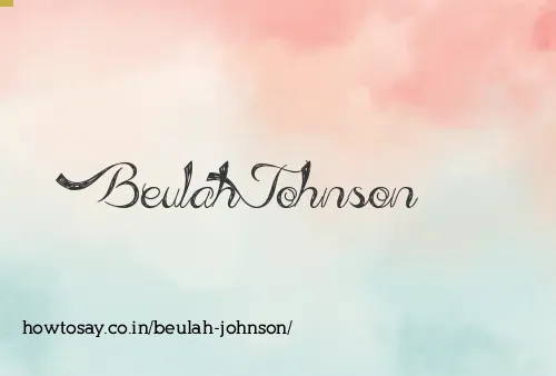 Beulah Johnson