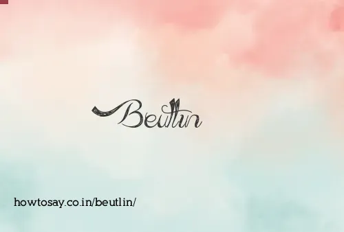 Beutlin
