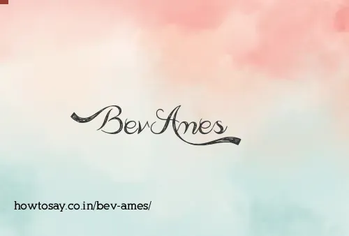 Bev Ames