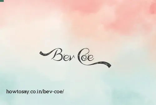 Bev Coe
