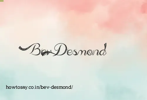 Bev Desmond