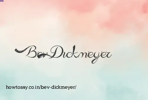 Bev Dickmeyer