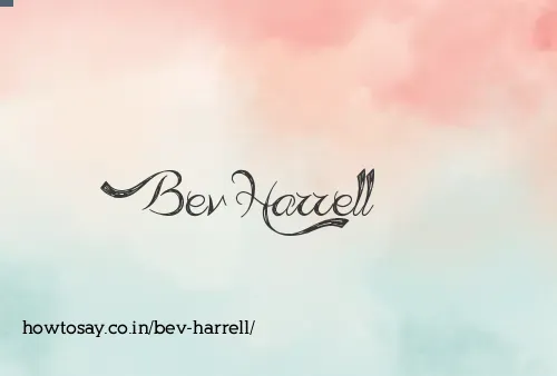Bev Harrell