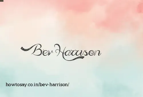 Bev Harrison