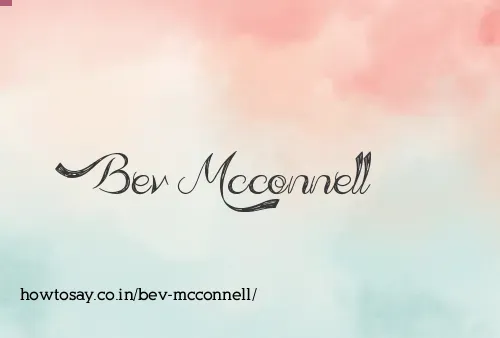 Bev Mcconnell