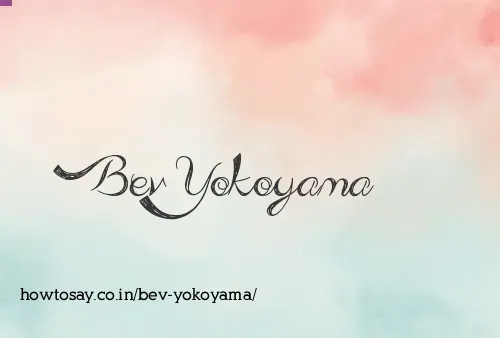 Bev Yokoyama