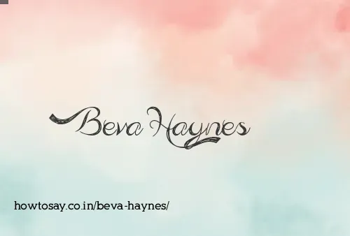 Beva Haynes