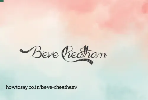Beve Cheatham
