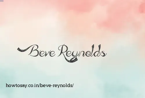 Beve Reynolds
