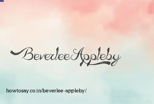 Beverlee Appleby