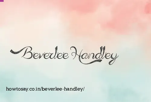 Beverlee Handley