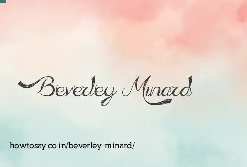 Beverley Minard