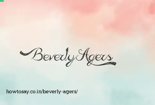 Beverly Agers