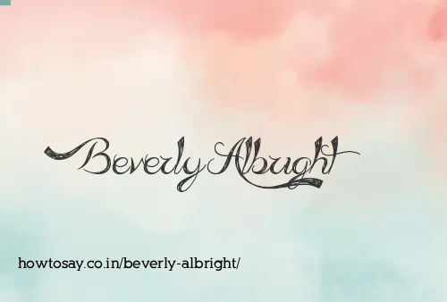 Beverly Albright