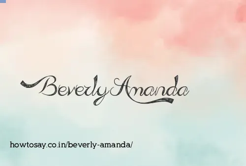 Beverly Amanda