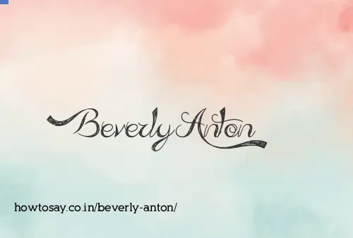 Beverly Anton