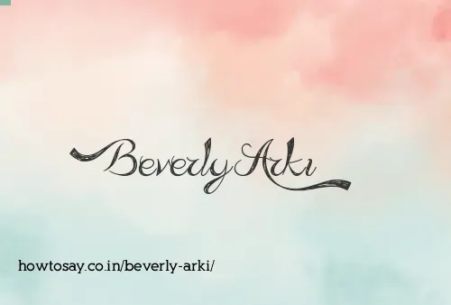 Beverly Arki
