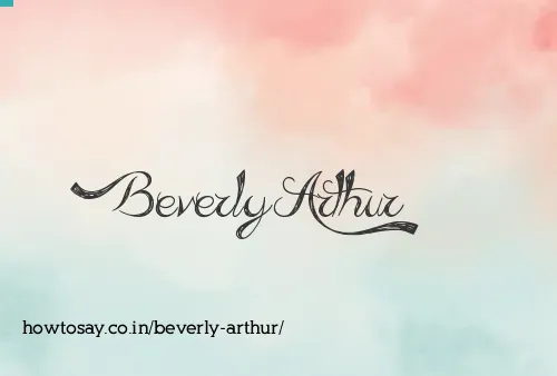 Beverly Arthur