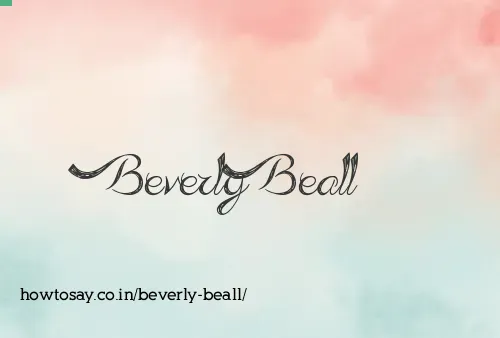 Beverly Beall