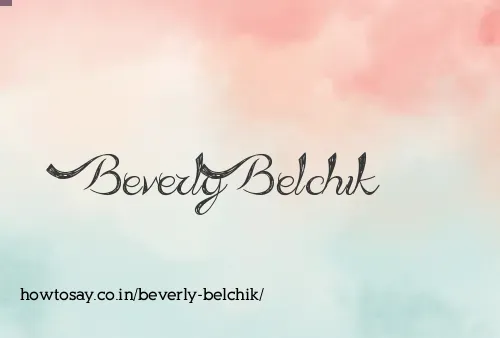 Beverly Belchik