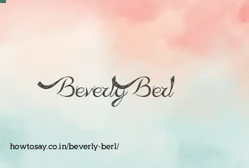 Beverly Berl