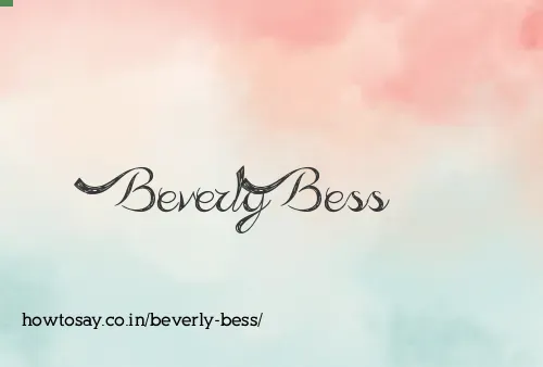Beverly Bess