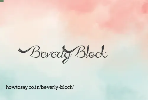Beverly Block