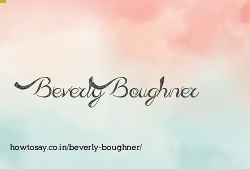 Beverly Boughner