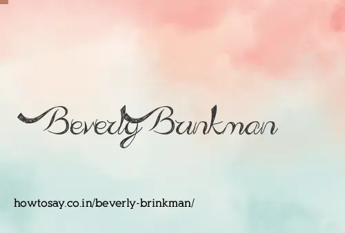 Beverly Brinkman
