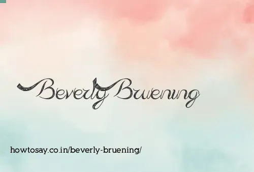 Beverly Bruening