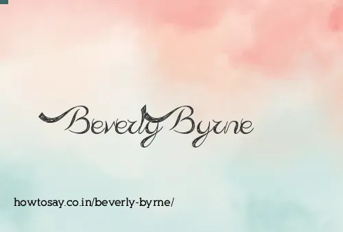 Beverly Byrne