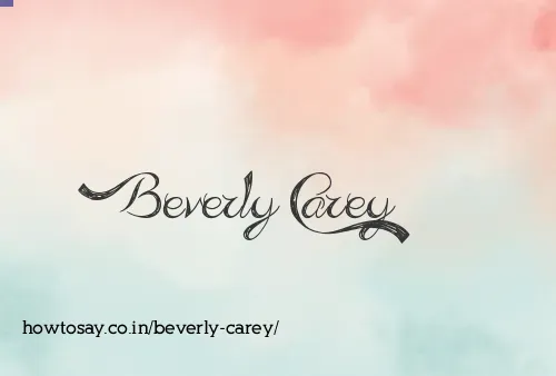 Beverly Carey