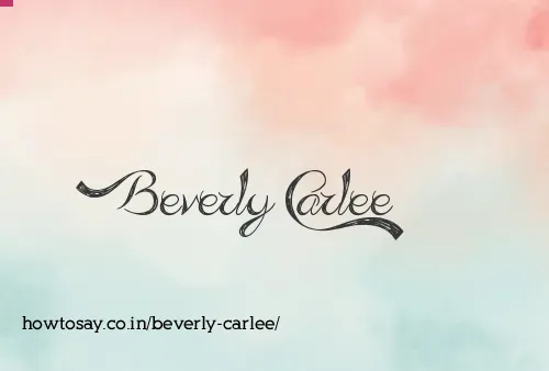 Beverly Carlee