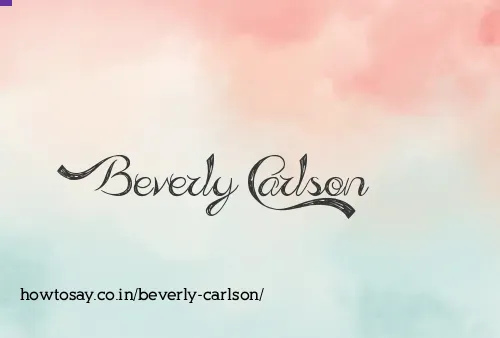 Beverly Carlson