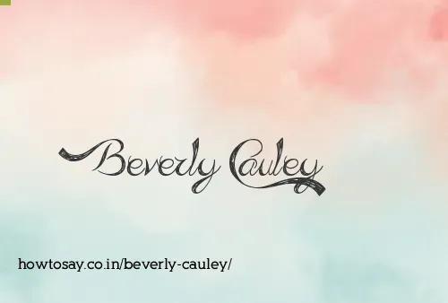 Beverly Cauley