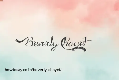 Beverly Chayet