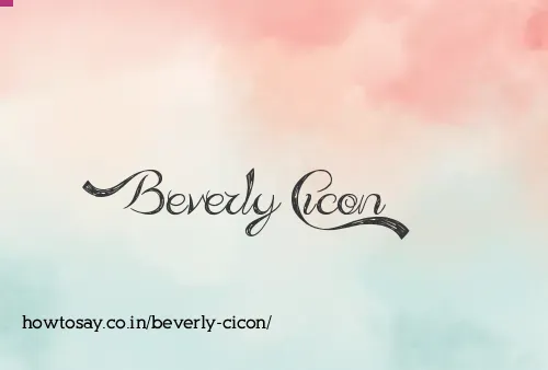 Beverly Cicon